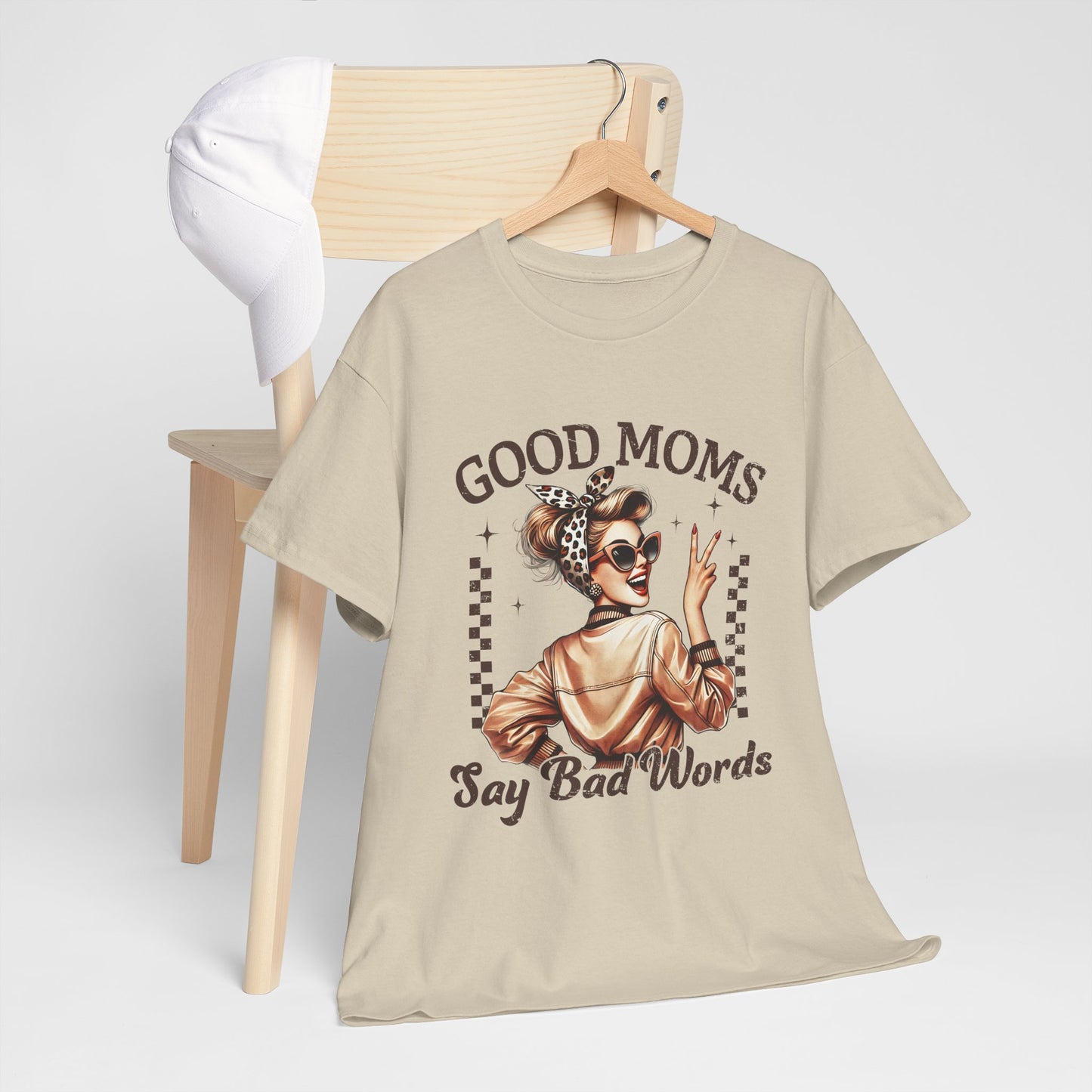Good Moms Say Bad Words Unisex Heavy Cotton Tee | Funny Mom Shirt