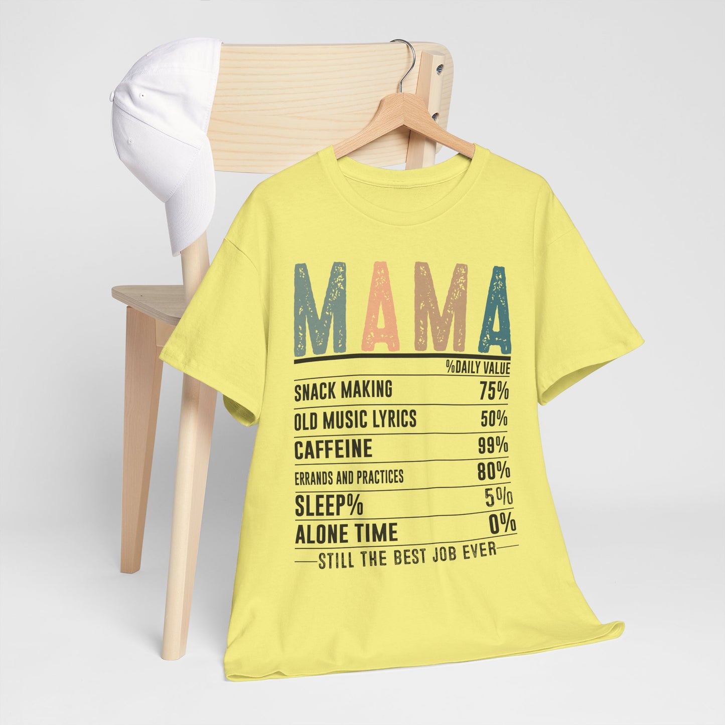 Mama Daily Values Unisex Heavy Cotton Tee - Perfect Gift for Moms