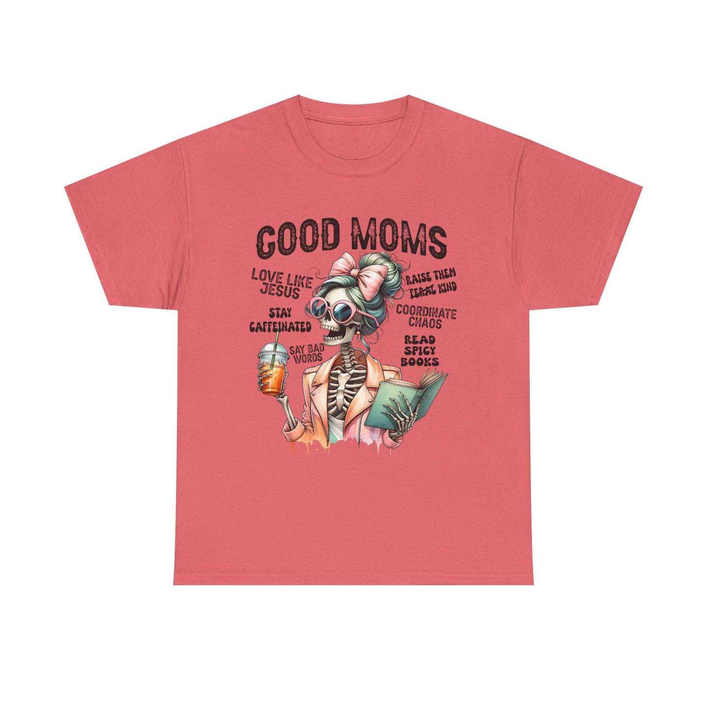 Good Moms Unisex Heavy Cotton Tee - Fun Graphic Tee for Mothers