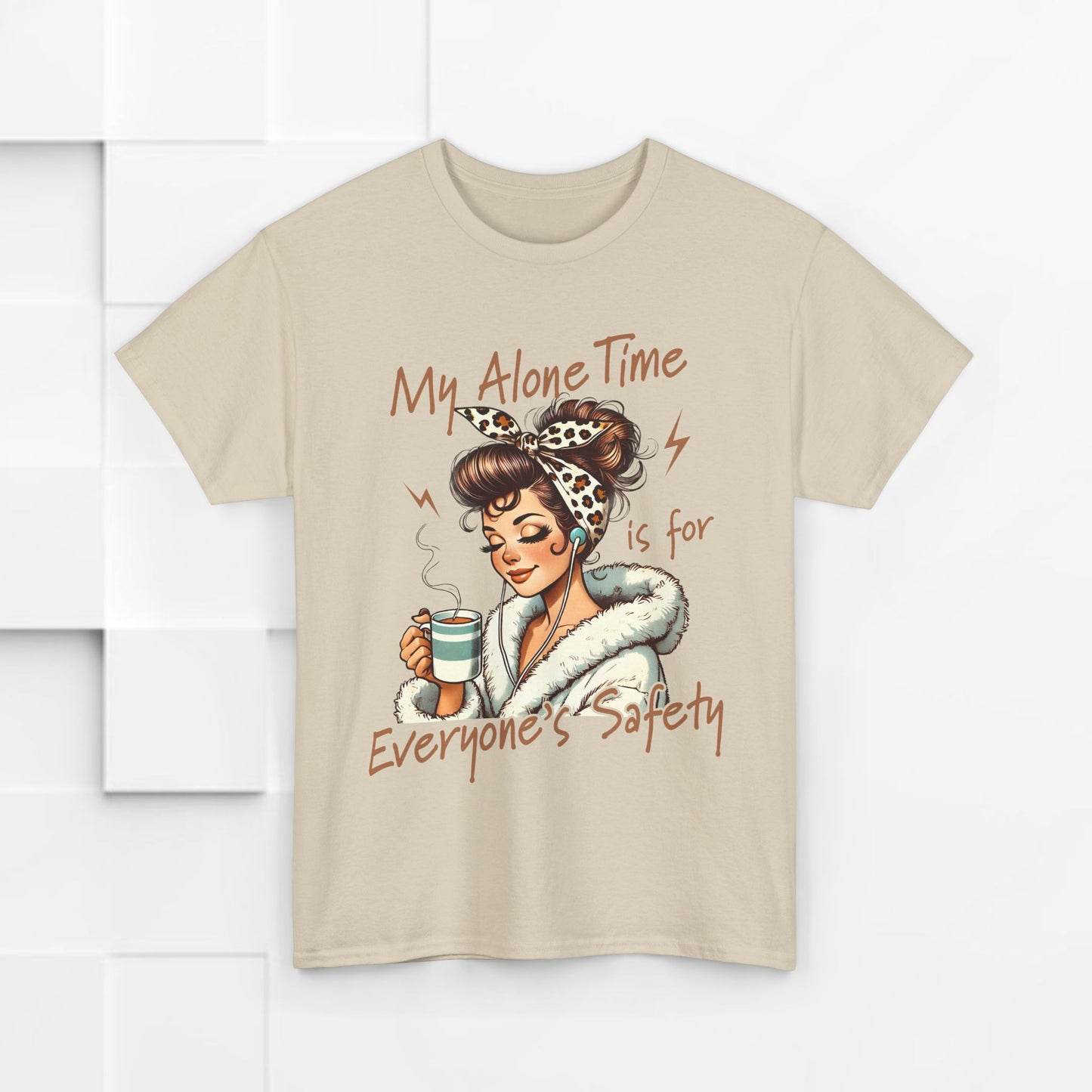 My Alone Time Unisex Heavy Cotton Tee - Cozy Vibe for Self-Care Lovers