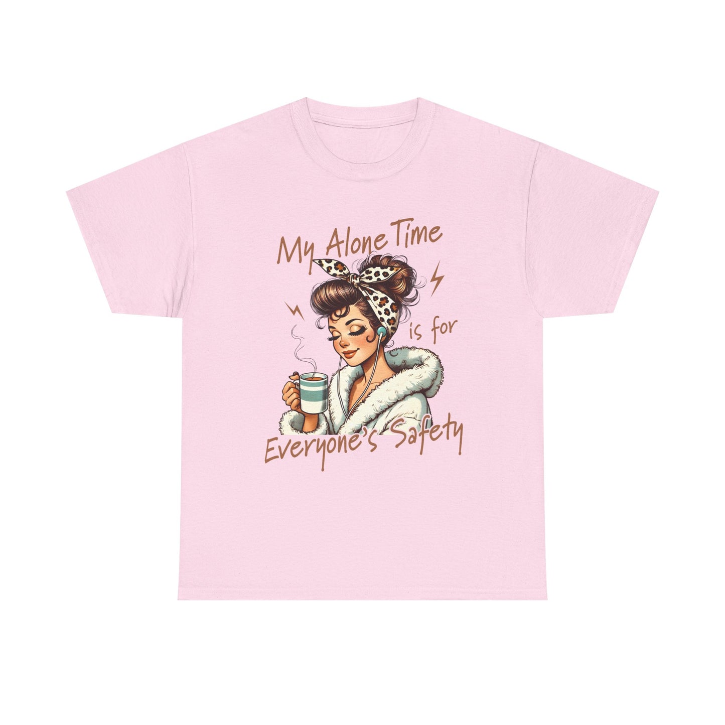 My Alone Time Unisex Heavy Cotton Tee - Cozy Vibe for Self-Care Lovers