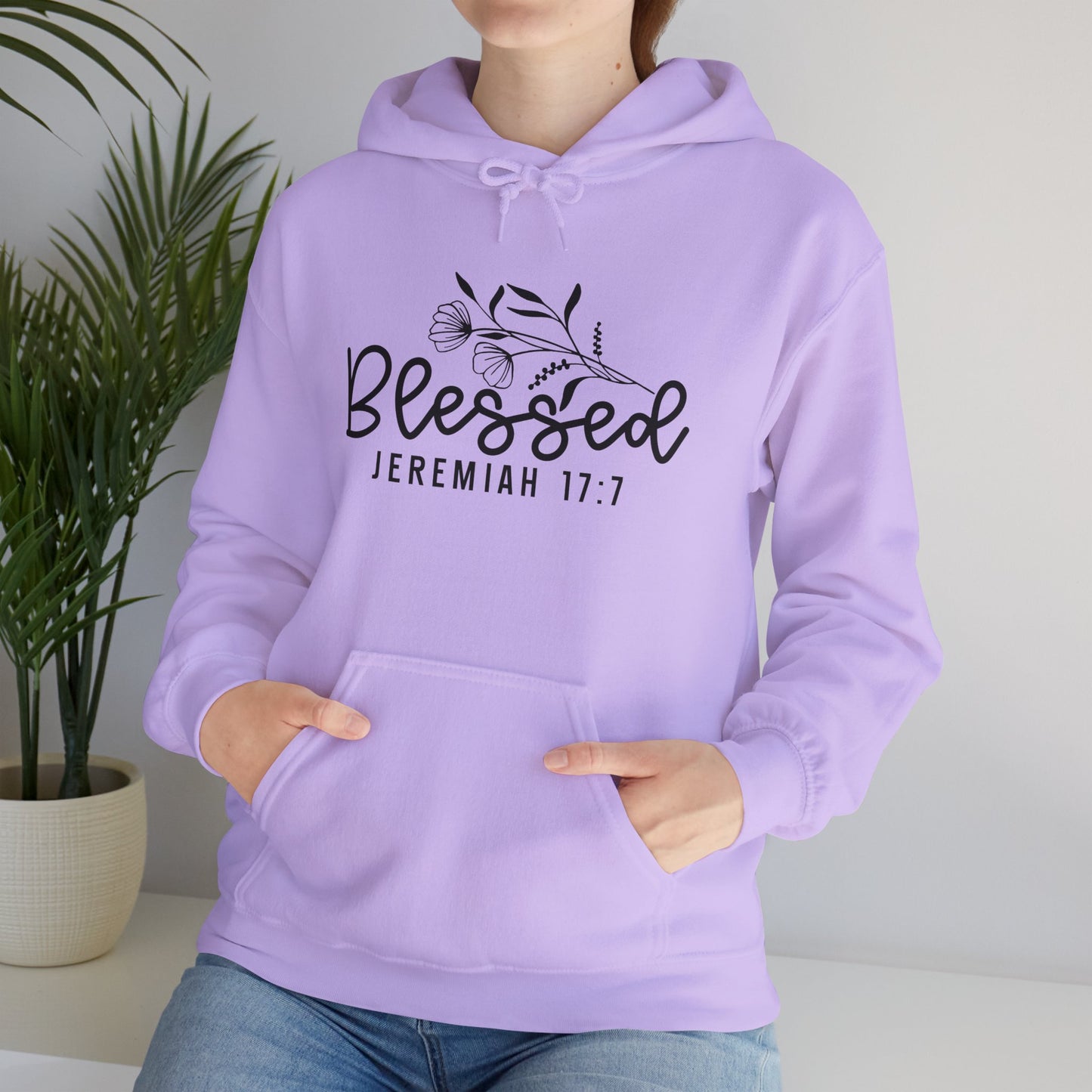 Blessed Jeremiah 17:7 Unisex Heavy Blend Hoodie