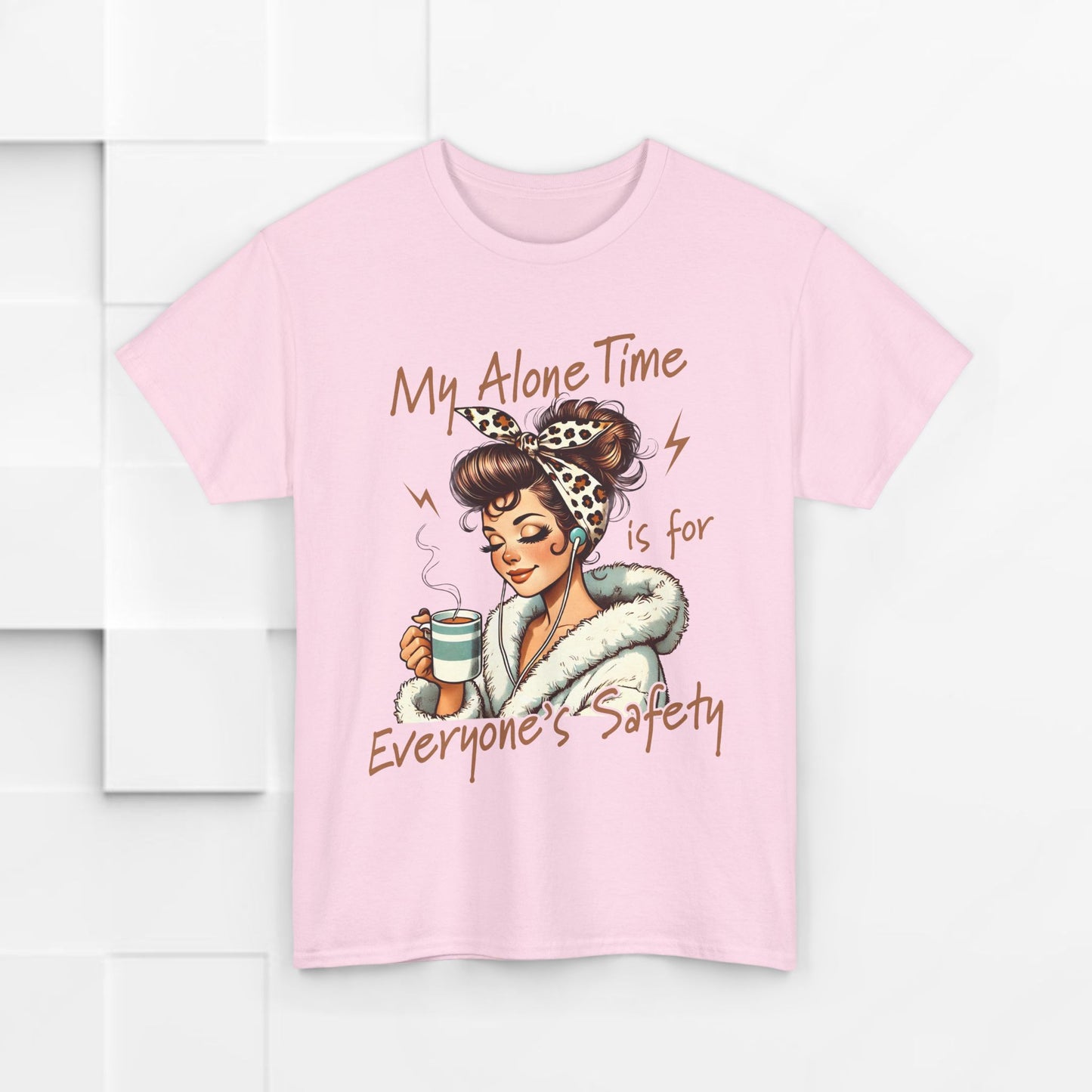 My Alone Time Unisex Heavy Cotton Tee - Cozy Vibe for Self-Care Lovers
