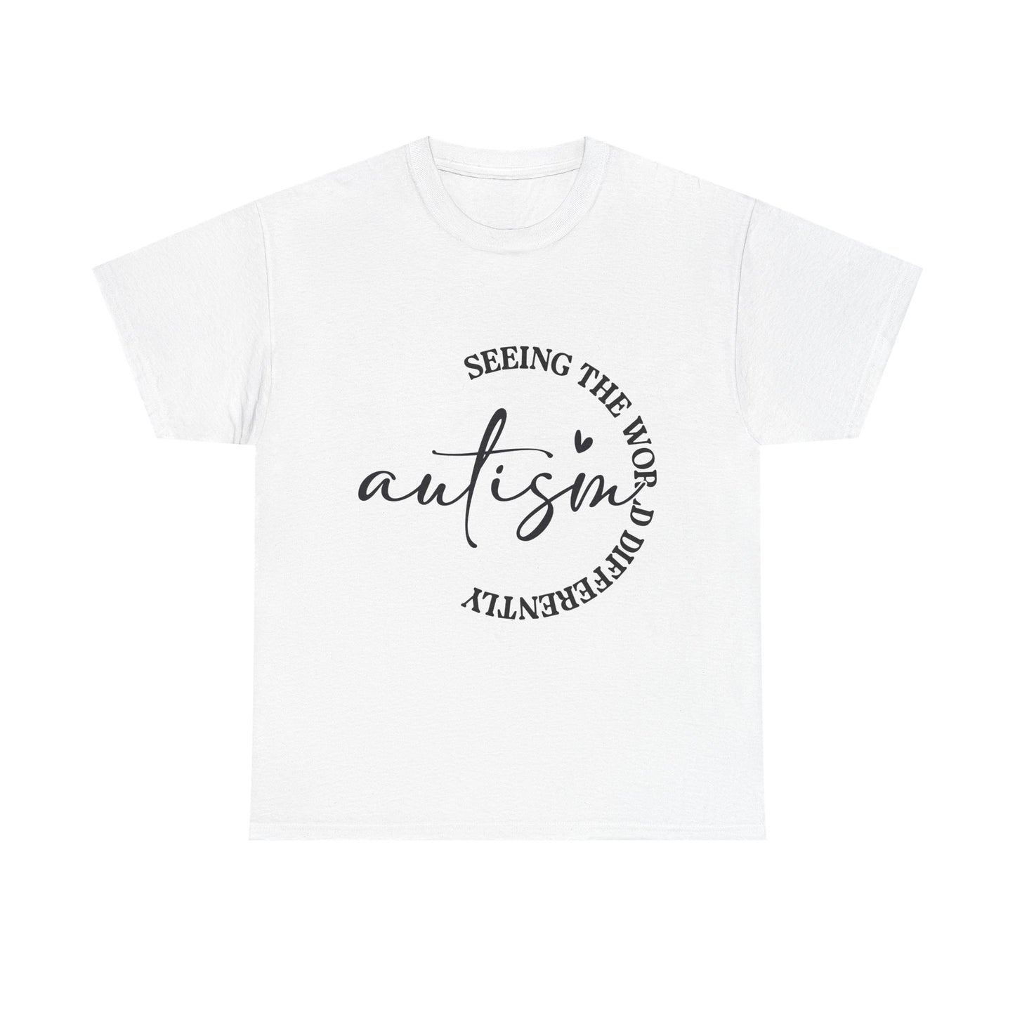 Autism Awareness Unisex Heavy Cotton Tee - Seeing the World Differently