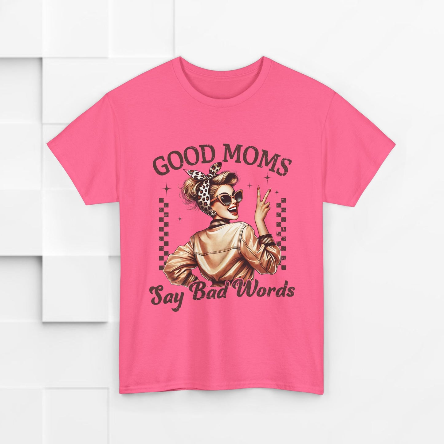 Good Moms Say Bad Words Unisex Heavy Cotton Tee | Funny Mom Shirt