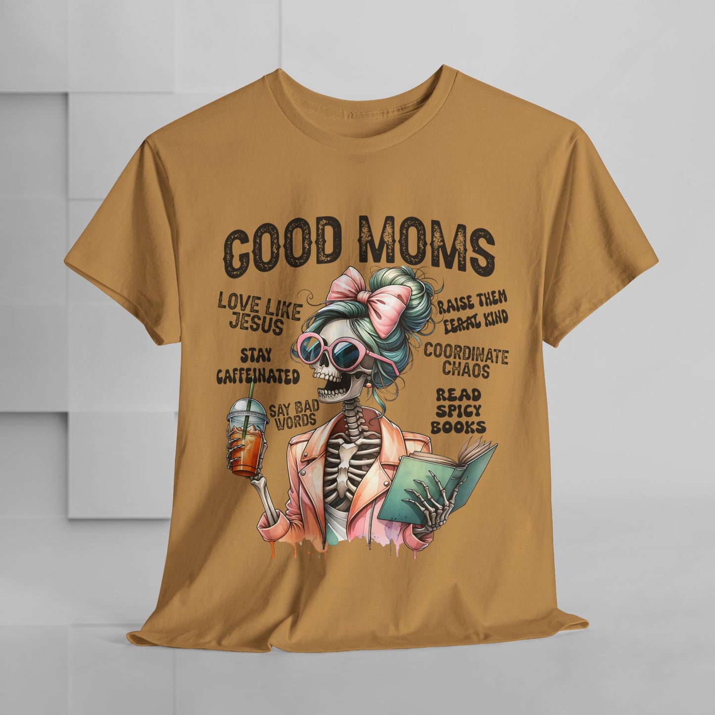Good Moms Unisex Heavy Cotton Tee - Fun Graphic Tee for Mothers