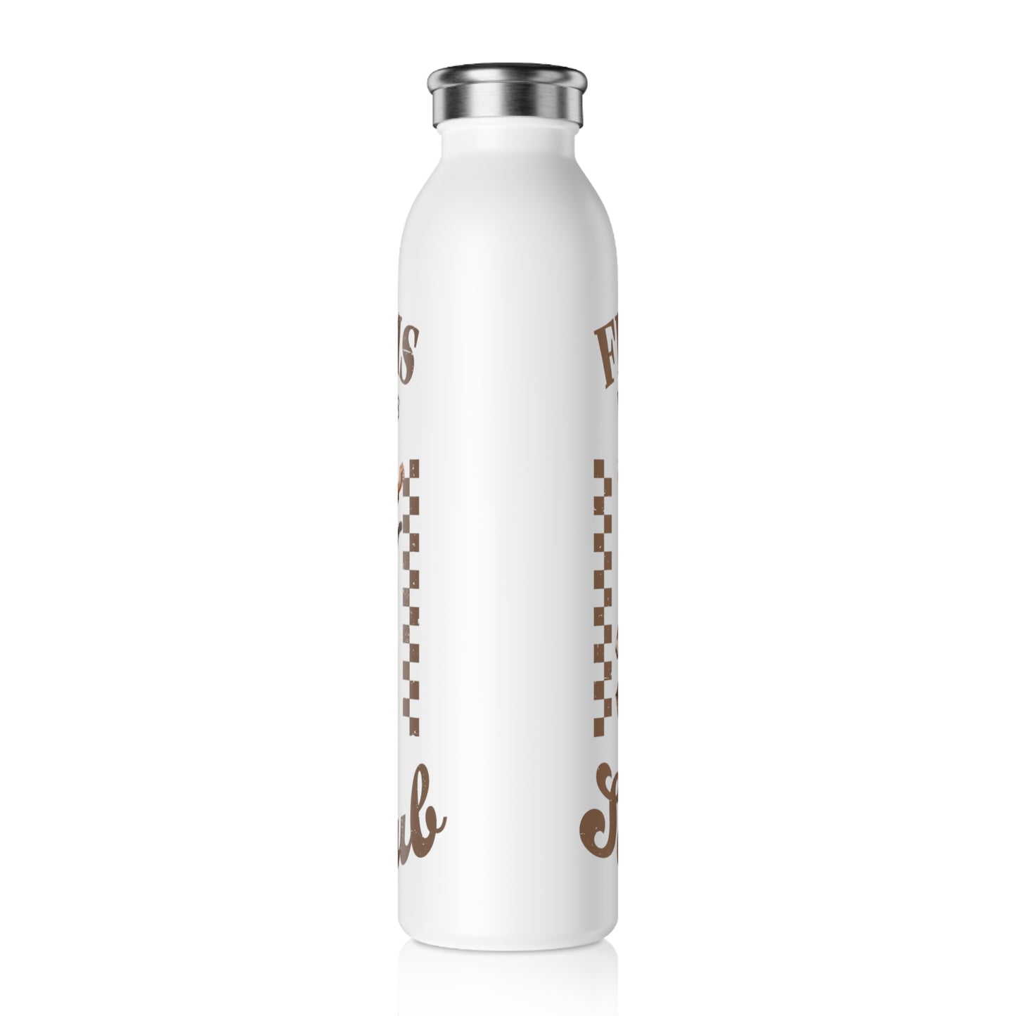 Feral Mom Slim Water Bottle - Stylish & Functional Hydro Flask for Active Moms - GULLYDESIGN
