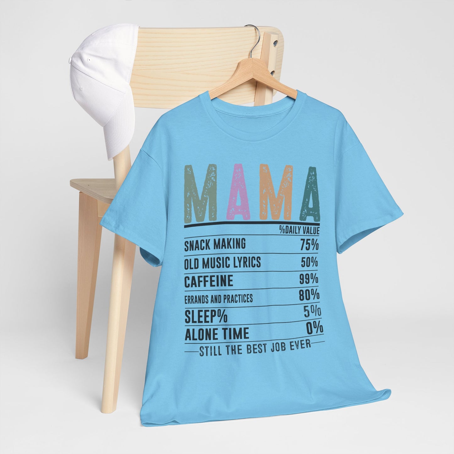 Mama Daily Values Unisex Heavy Cotton Tee - Perfect Gift for Moms