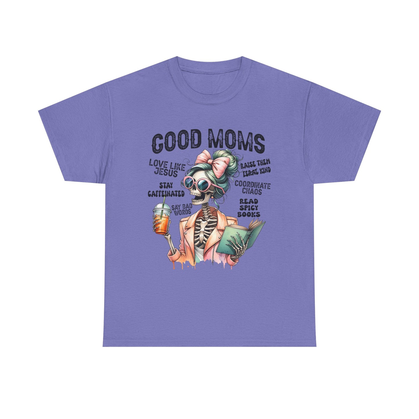 Good Moms Unisex Heavy Cotton Tee - Fun Graphic Tee for Mothers