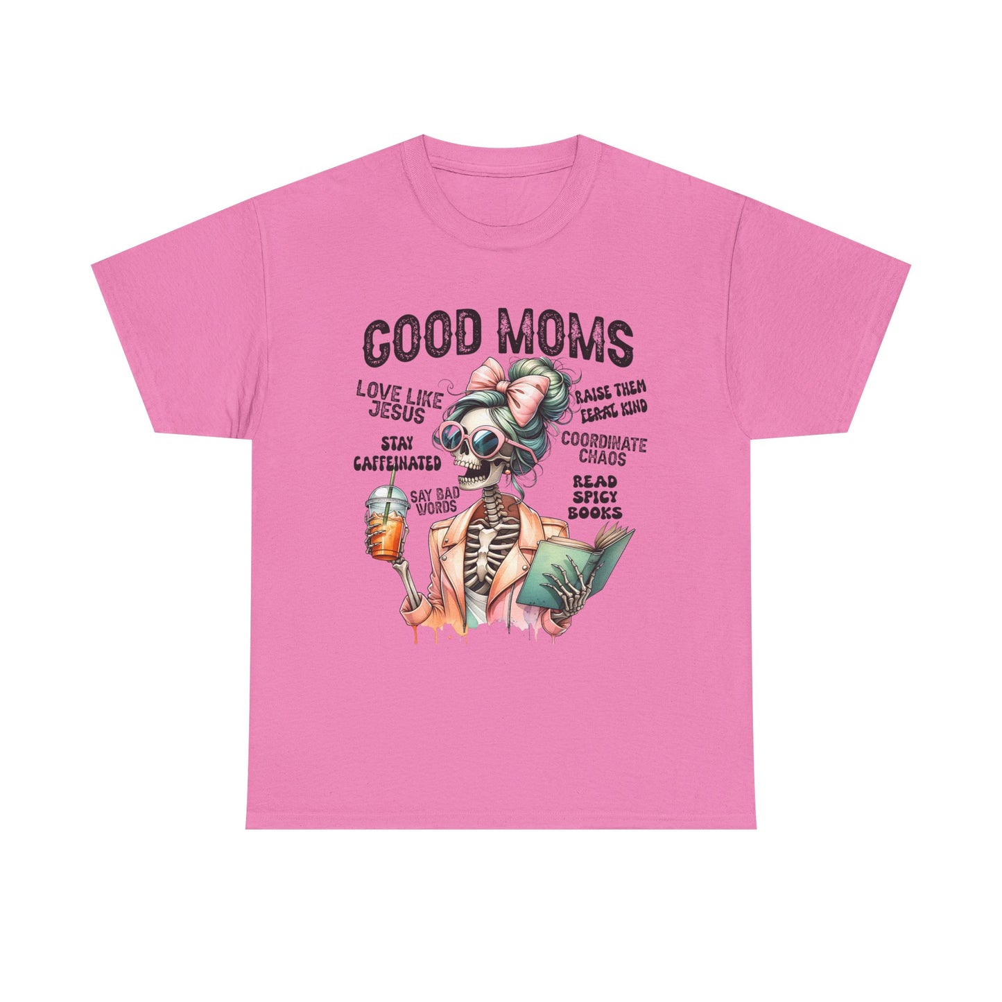 Good Moms Unisex Heavy Cotton Tee - Fun Graphic Tee for Mothers