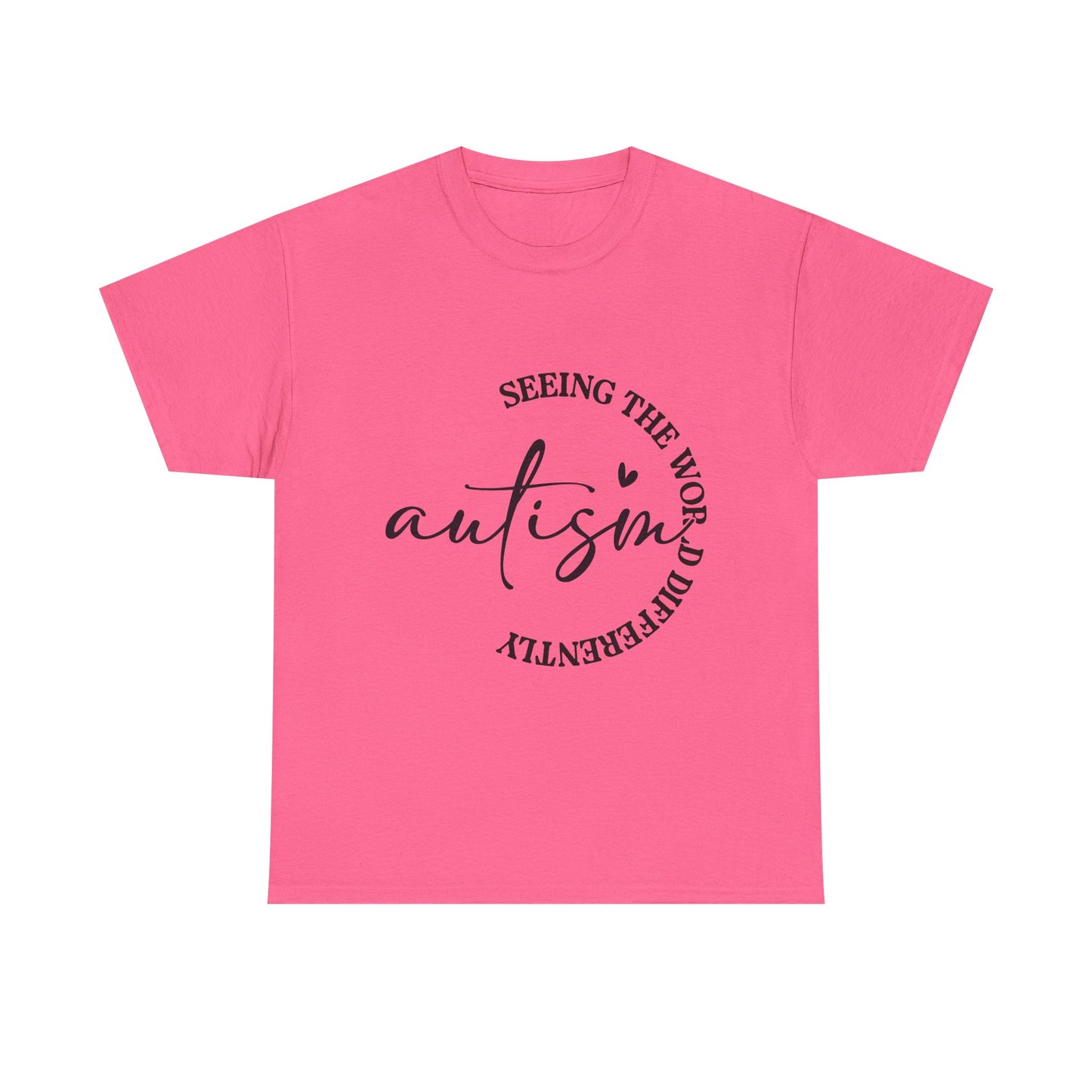 Autism Awareness Unisex Heavy Cotton Tee - Seeing the World Differently