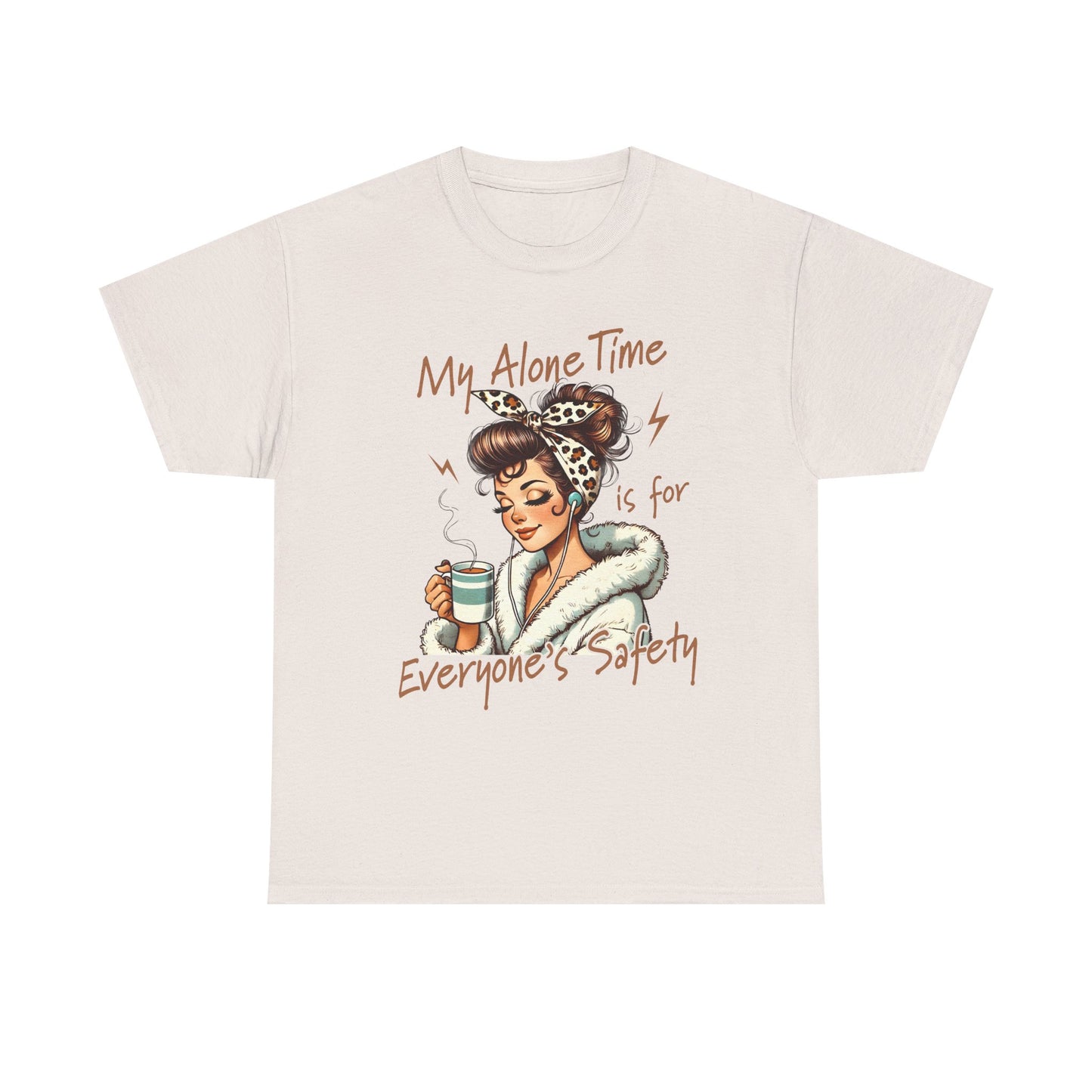 My Alone Time Unisex Heavy Cotton Tee - Cozy Vibe for Self-Care Lovers