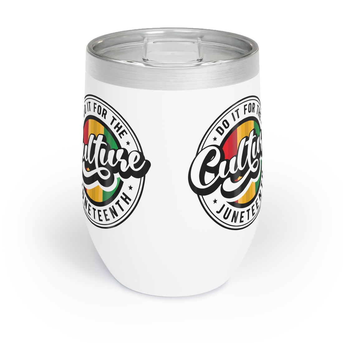Juneteenth Culture Wine Tumbler - Celebrate Freedom & Heritage