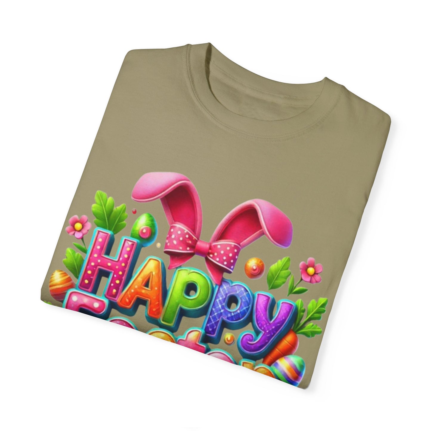 Happy Easter Unisex Garment-Dyed T-Shirt