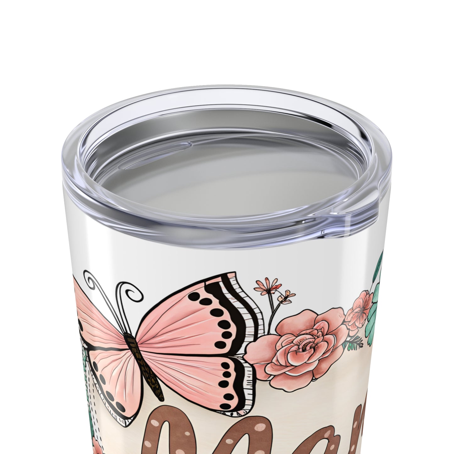 Floral Mama Tumbler 20oz - Inspirational Drinkware for Moms