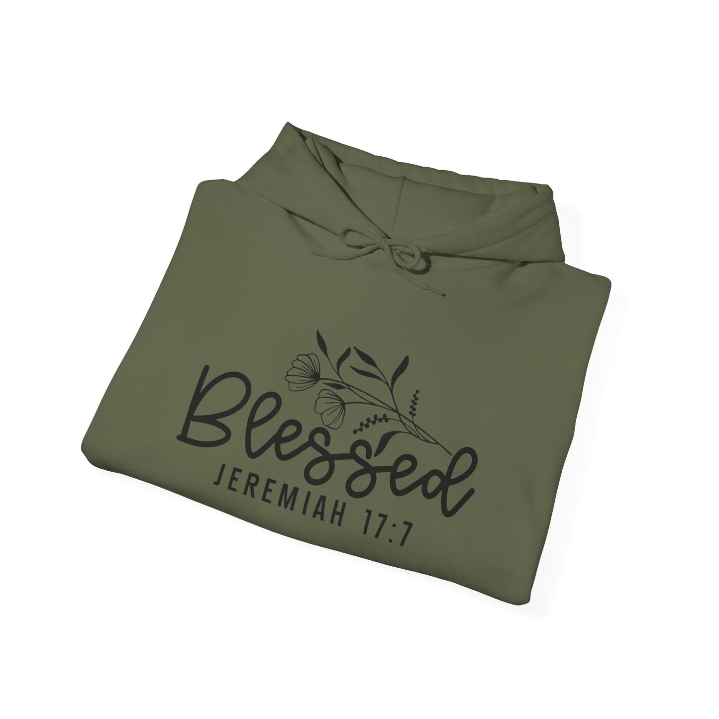 Blessed Jeremiah 17:7 Unisex Heavy Blend Hoodie