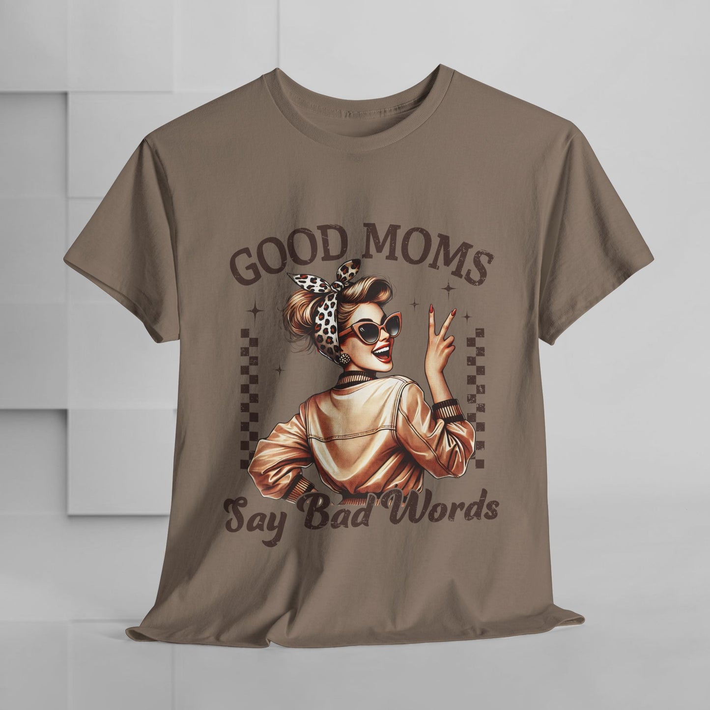 Good Moms Say Bad Words Unisex Heavy Cotton Tee | Funny Mom Shirt