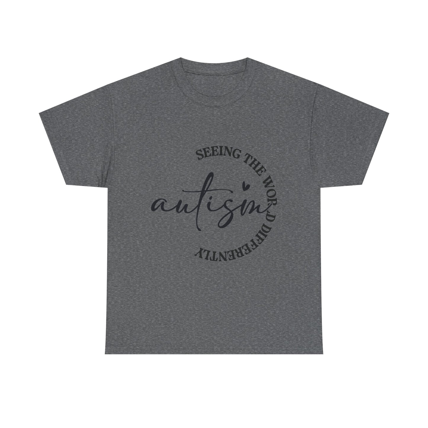 Autism Awareness Unisex Heavy Cotton Tee - Seeing the World Differently