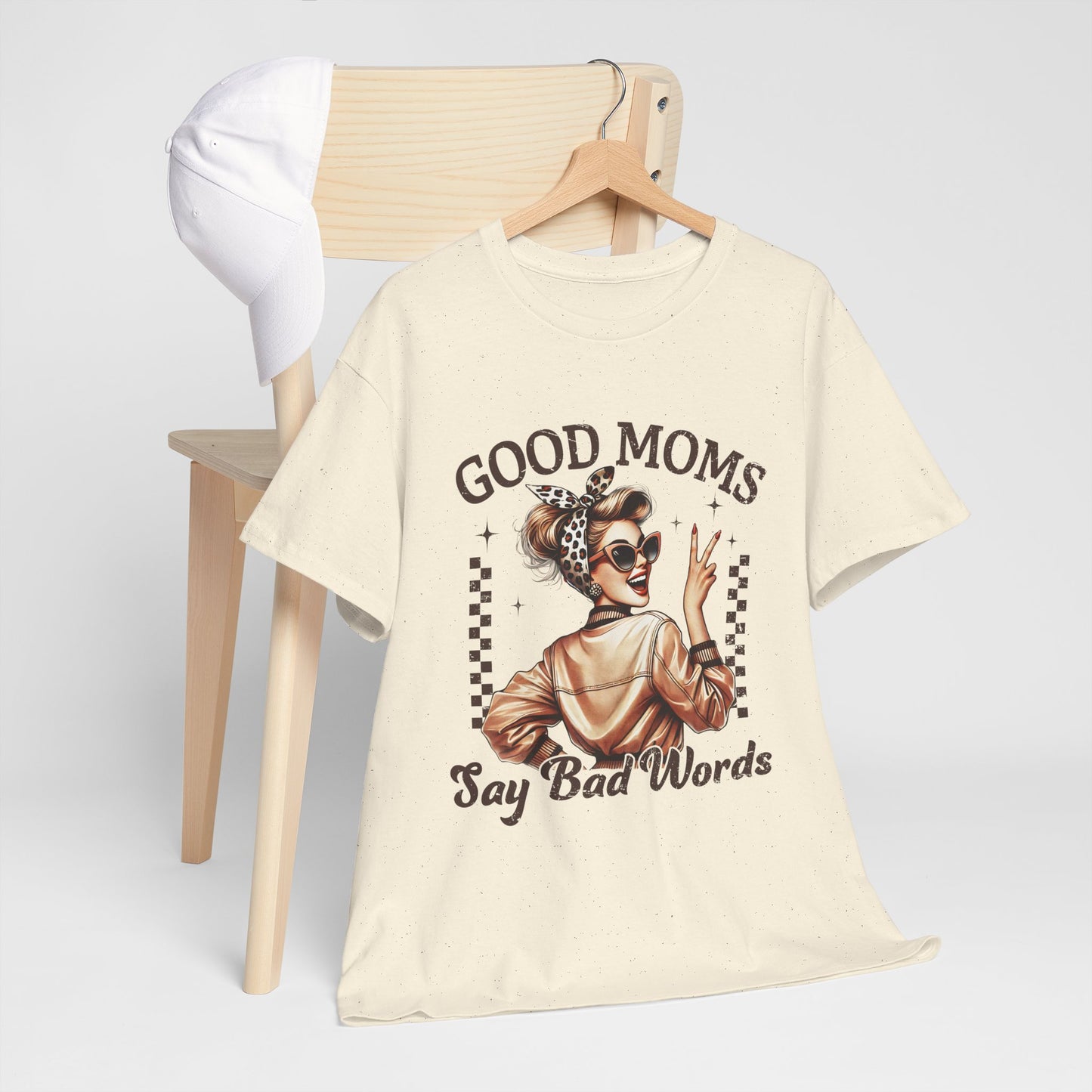 Good Moms Say Bad Words Unisex Heavy Cotton Tee | Funny Mom Shirt