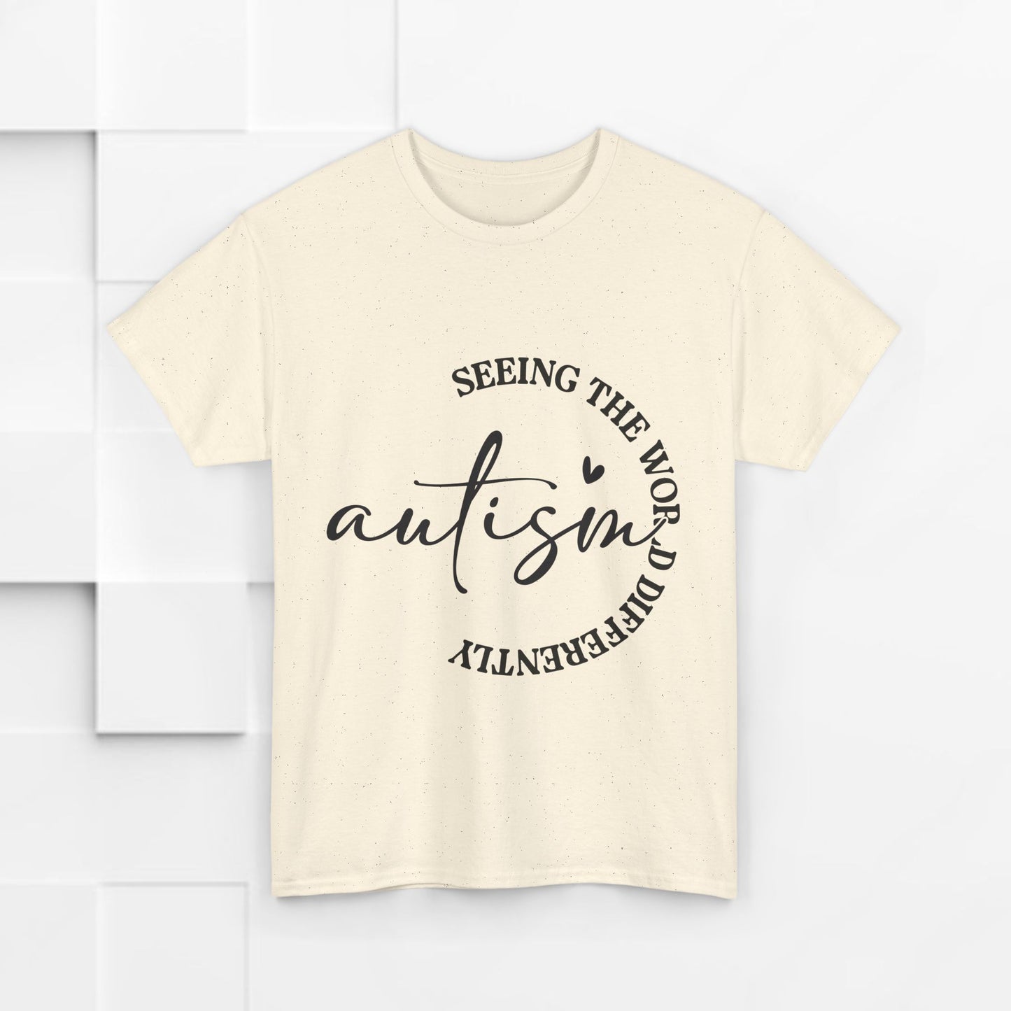 Autism Awareness Unisex Heavy Cotton Tee - Seeing the World Differently