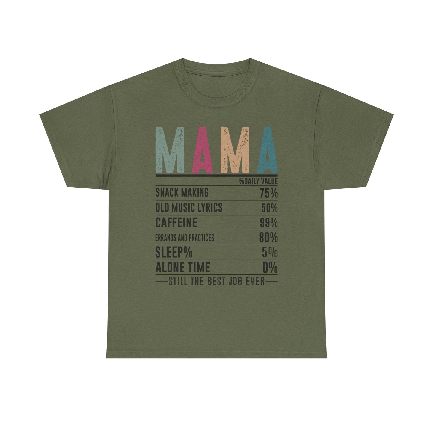 Mama Daily Values Unisex Heavy Cotton Tee - Perfect Gift for Moms