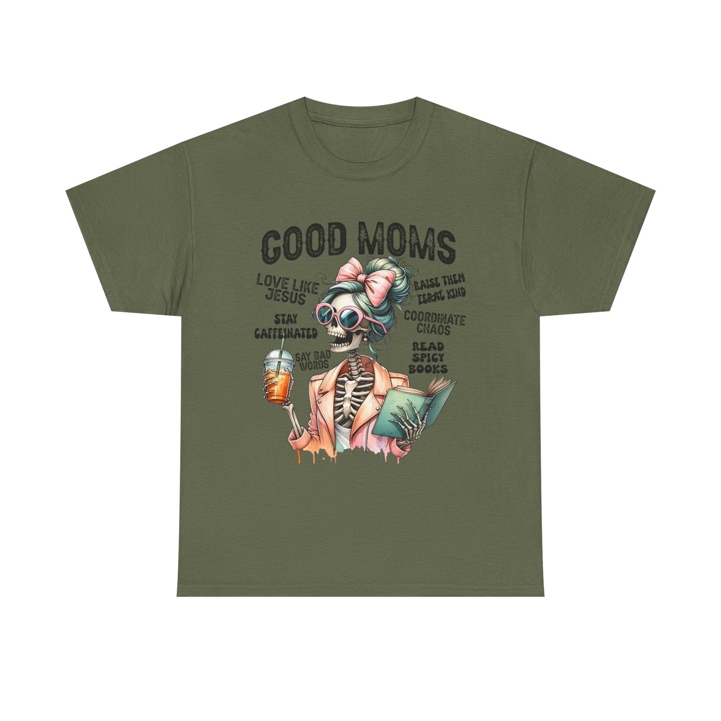 Good Moms Unisex Heavy Cotton Tee - Fun Graphic Tee for Mothers