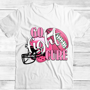 Breast cancer go fight cure football - GULLYDESIGN