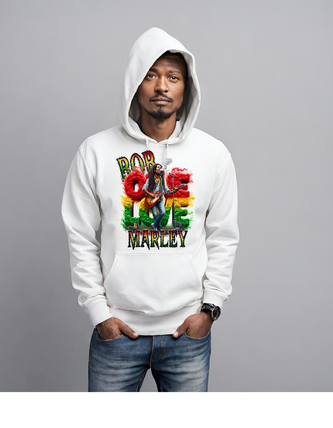 BOB MARLEY HOODIE - GULLYDESIGN