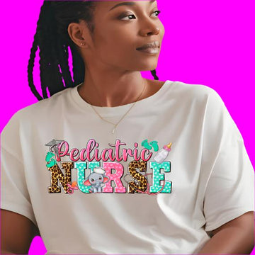 Pediatric Nurse Animal-Themed T-Shirt - GULLYDESIGN