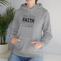 Faith Over Fear Unisex Hooded Sweatshirt - Inspirational Casual Wear - GULLYDESIGN