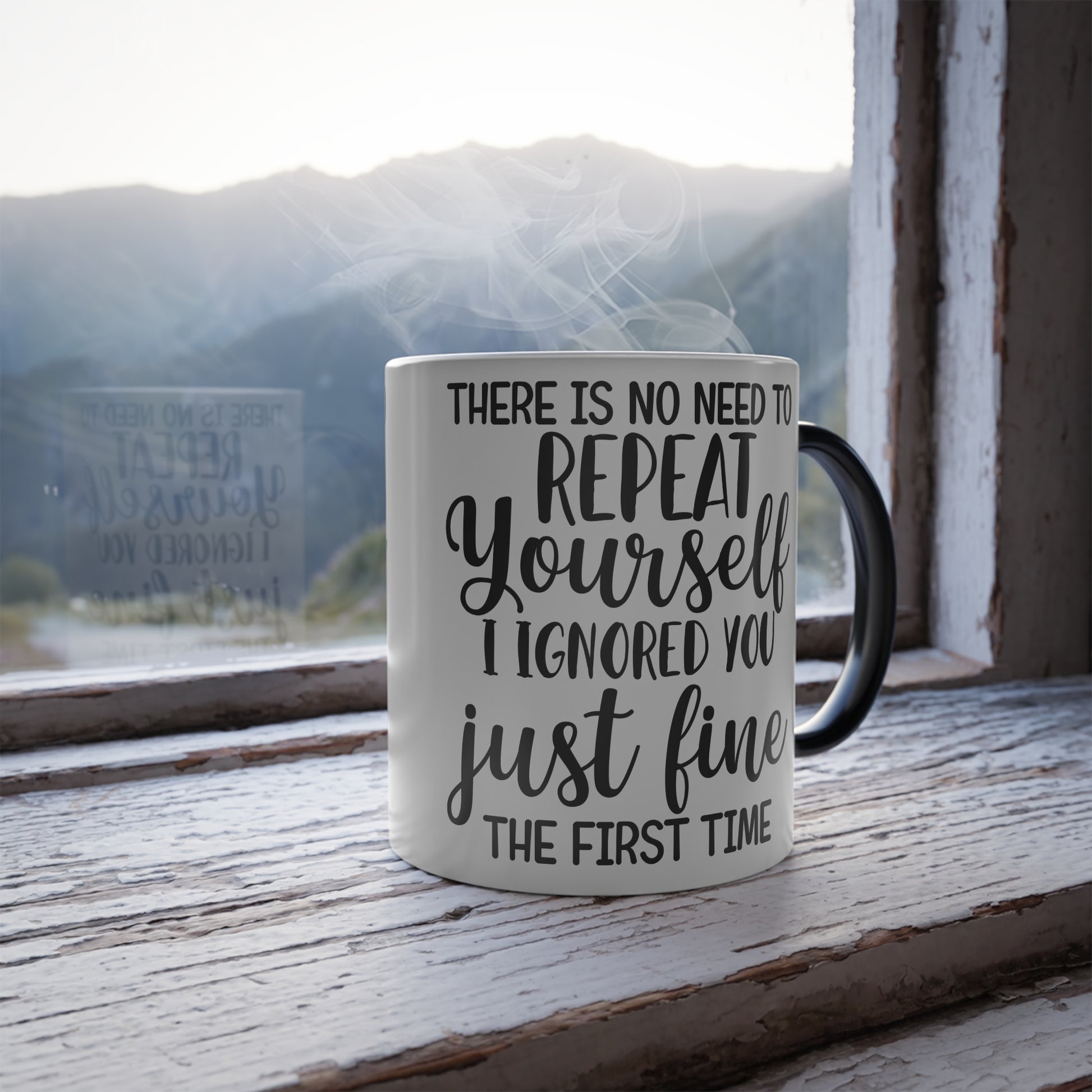 Inspirational Color Morphing Mug - 11oz Motivational Coffee Cup for Self-Love - GULLYDESIGN