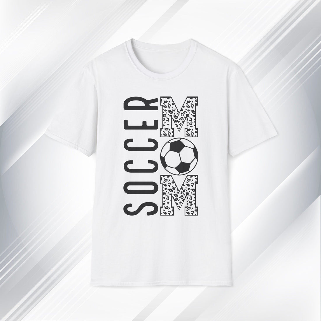 Soccer Mom Unisex Softstyle T-Shirt - Perfect Gift for Sporty Moms - GULLYDESIGN