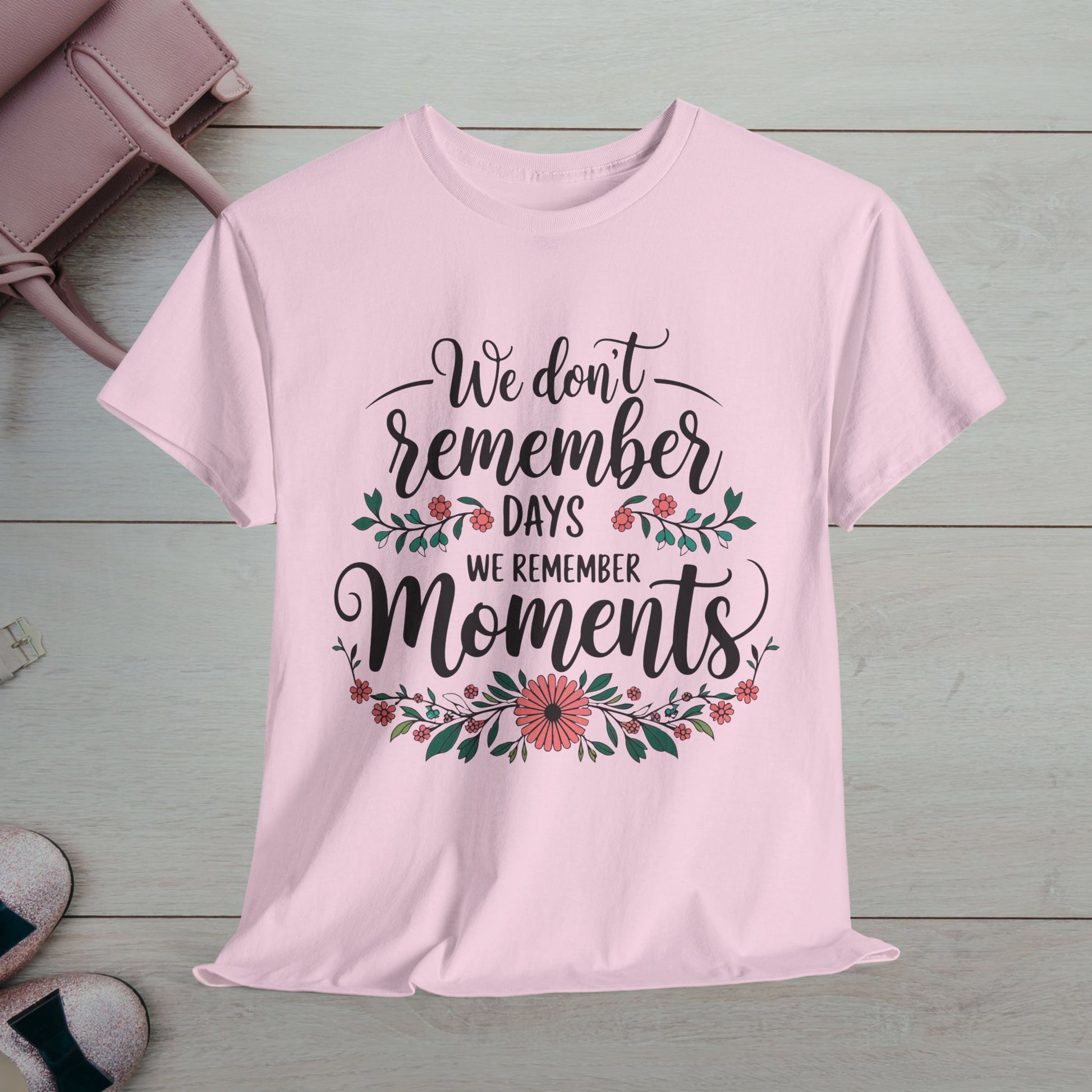 Moments Remembrance Unisex Heavy Cotton Tee - Inspirational Graphic Shirt - GULLYDESIGN