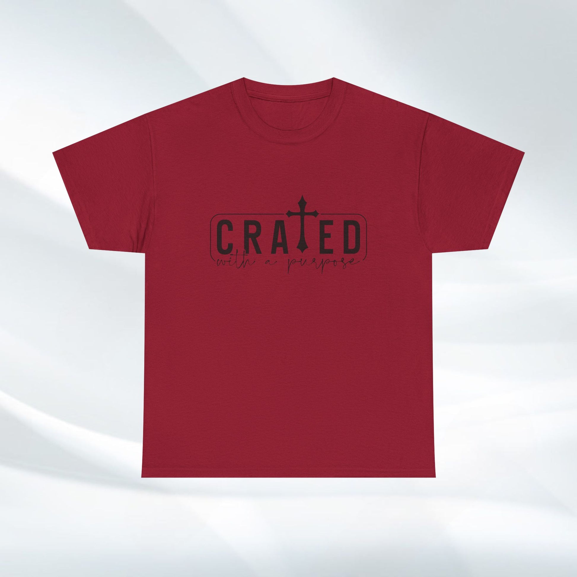 Unisex Heavy Cotton Tee - Grated with a Purpose Graphic Tee - GULLYDESIGN