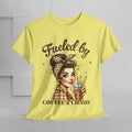 Fueled by Coffee & Chaos Unisex Tee - Fun Graphic Shirt for Coffee Lovers - GULLYDESIGN