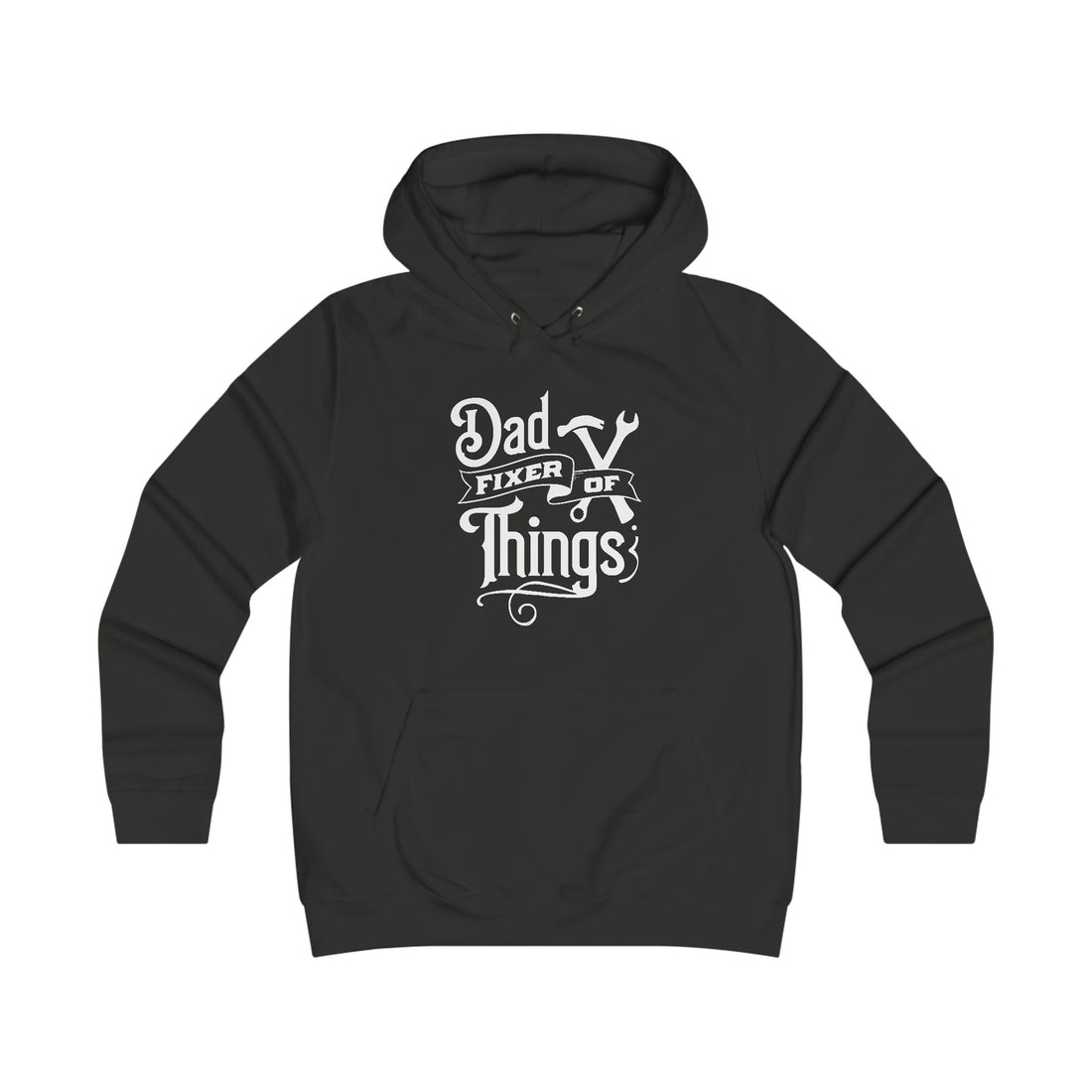 Girlie College Hoodie - Dad Fixer of Things Sweatshirt for Dads - GULLYDESIGN
