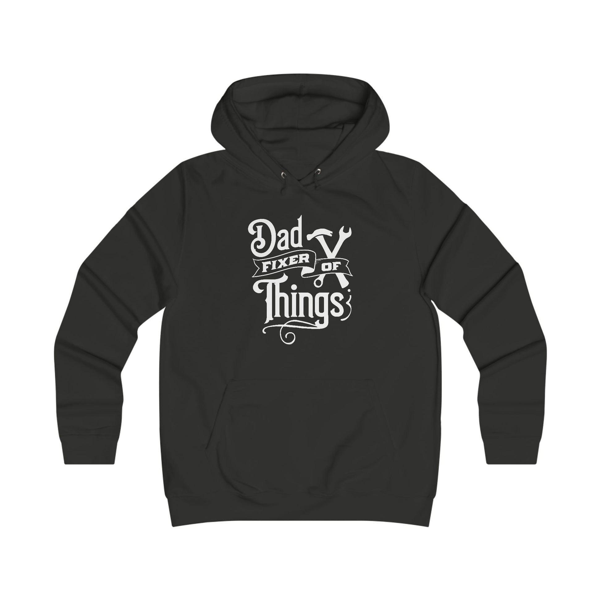 Girlie College Hoodie - Dad Fixer of Things Sweatshirt for Dads - GULLYDESIGN