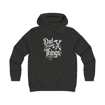 Girlie College Hoodie - Dad Fixer of Things Sweatshirt for Dads - GULLYDESIGN