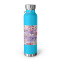 Inspirational Copper Insulated Water Bottle - 22oz - Motivational Quotes & Colorful Design - GULLYDESIGN