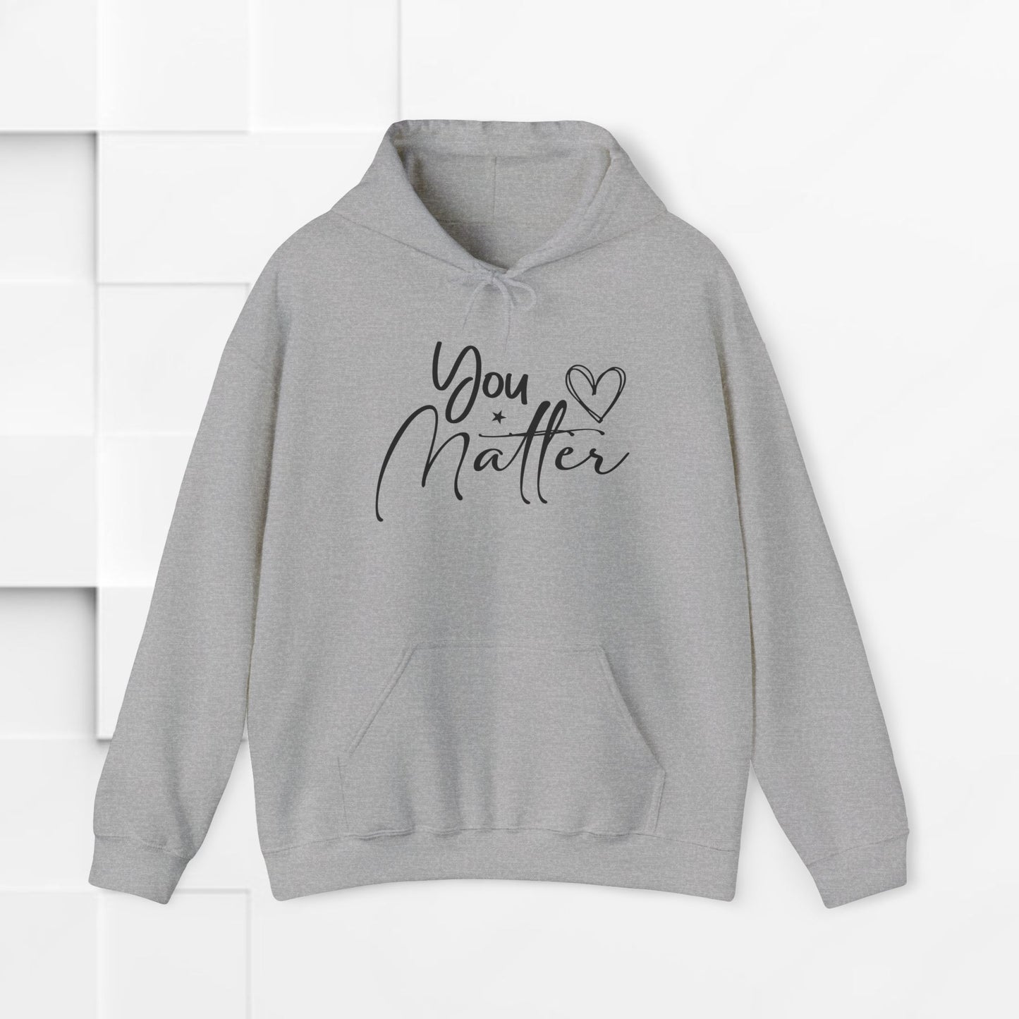 You Matter Unisex Heavy Blend™ Hooded Sweatshirt - Inspirational Warmth for Everyday Comfort
