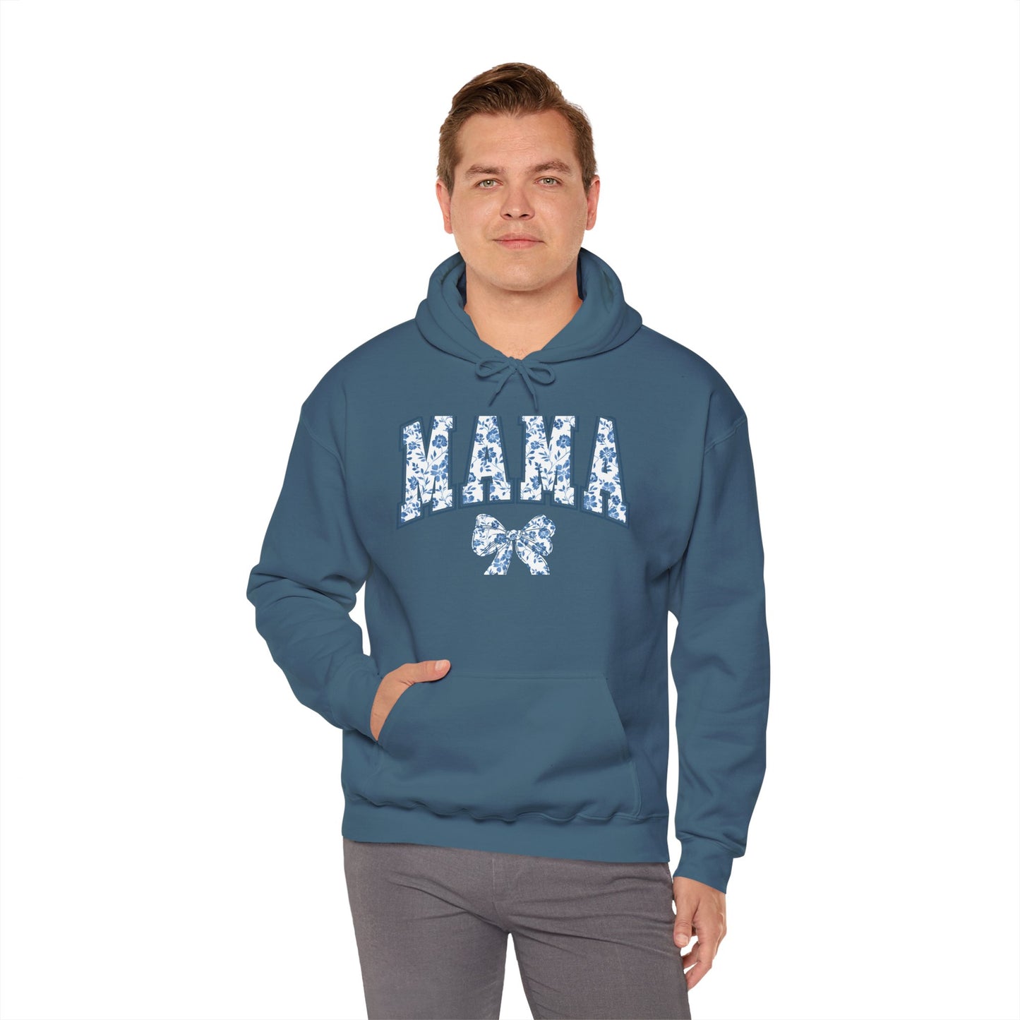 Floral Mama Hoodie - Comfortable Unisex Heavy Blend Sweatshirt for Moms