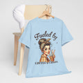 Fueled by Coffee & Chaos Unisex Tee - Fun Graphic Shirt for Coffee Lovers - GULLYDESIGN