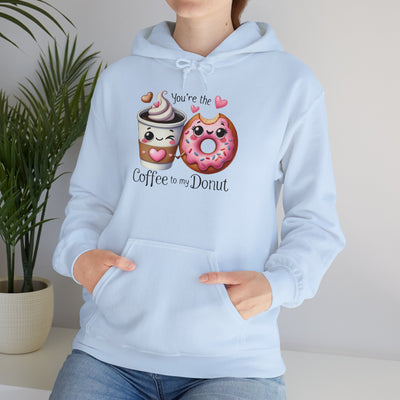 Cute Coffee & Donut Hoodie - You're the Coffee to My Donut Sweatshirt