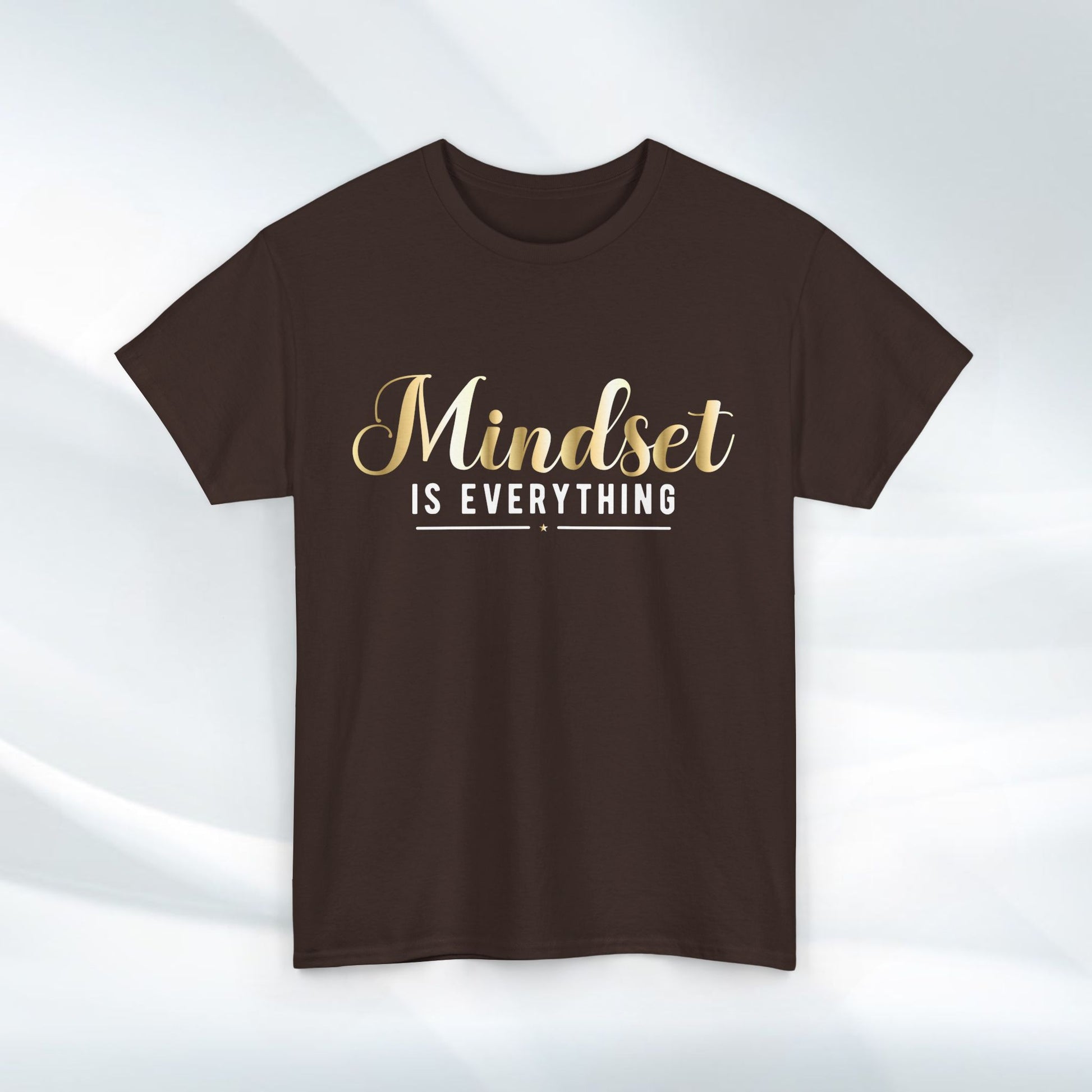 Mindset Unisex Heavy Cotton Tee - Inspirational T-Shirt for Positive Thinking - GULLYDESIGN
