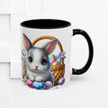 Cute Easter Bunny Mug - Colorful Ceramic Coffee Cup for Spring Celebrations - GULLYDESIGN