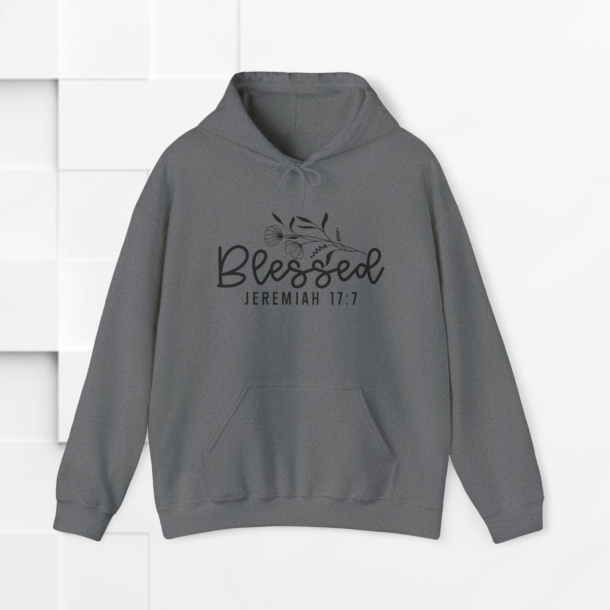 Blessed Jeremiah 17:7 Unisex Heavy Blend Hoodie - GULLYDESIGN