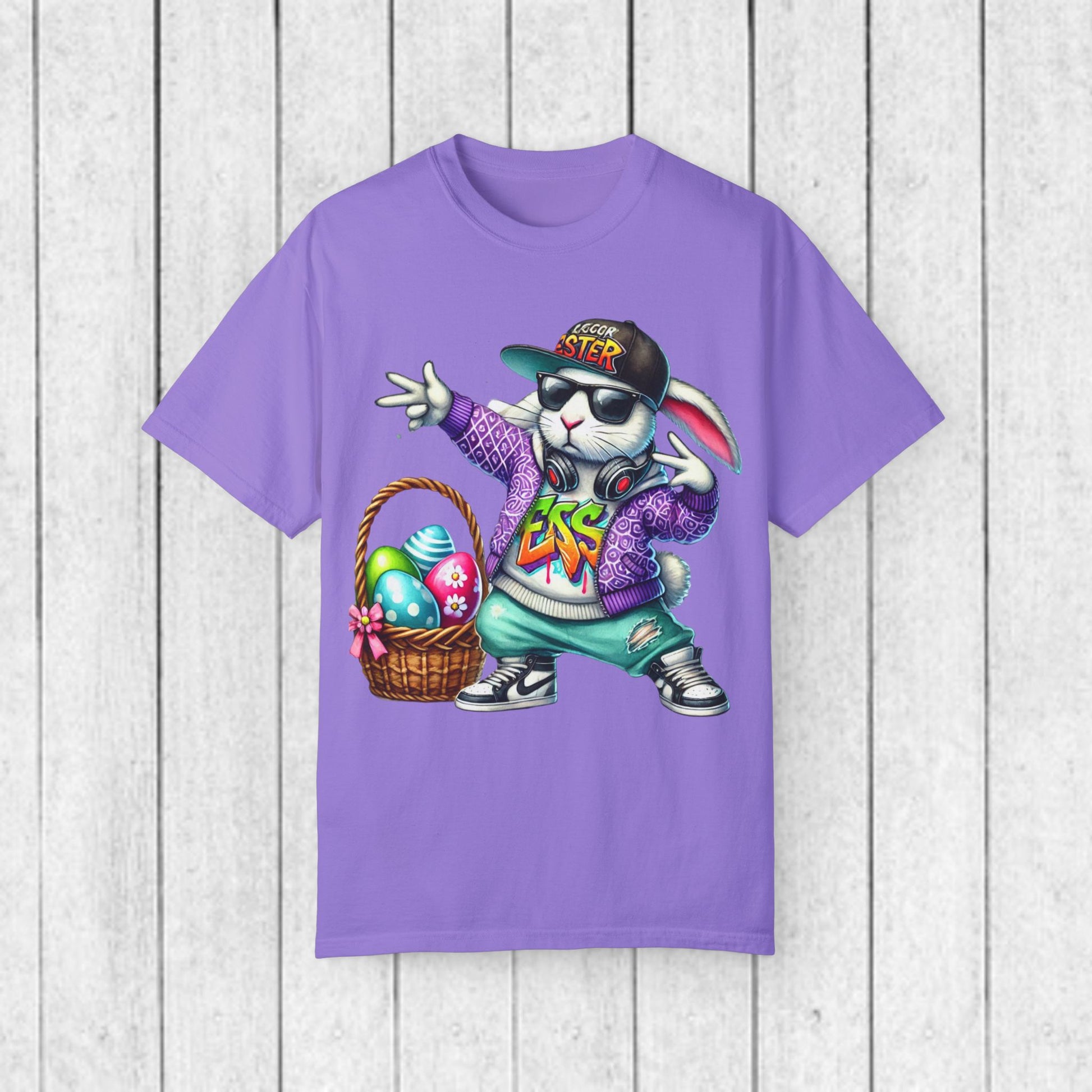 Hip Hop Easter Bunny Unisex T-Shirt - Fun & Festive Spring Apparel - GULLYDESIGN