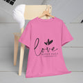 Love Never Fails Unisex Heavy Cotton Tee - Inspirational Christian T-Shirt - GULLYDESIGN