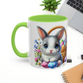 Cute Easter Bunny Mug - Colorful Ceramic Coffee Cup for Spring Celebrations - GULLYDESIGN