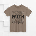 Faith Over Fear Unisex Heavy Cotton Tee - Inspirational T-Shirt - GULLYDESIGN
